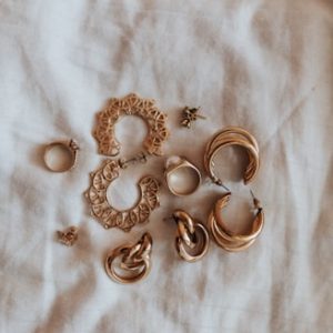 Gold Plated Dangle Earrings